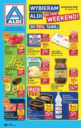 aldi - Nowa gazetka ALDI - Oferta weekendowa ważna od 30.07.2026 do 01.08.2026