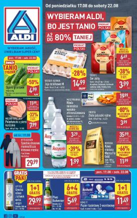 aldi - Nowa gazetka ALDI ważna od 17.08.2026 do 22.08.2026