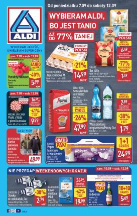 aldi - Nowa gazetka ALDI ważna od 07.09.2026 do 12.09.2026