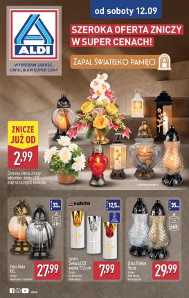aldi - Nowa gazetka ALDI - Znicze i stroiki ważna od 12.09.2026 do 30.09.2026