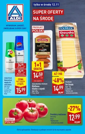 aldi - Gazetka ALDI - Super oferta - ważna od 12.11. do 12.11.