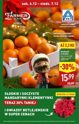 aldi - Gazetka ALDI - Mandarynki - ważna od 06.12. do 07.12.