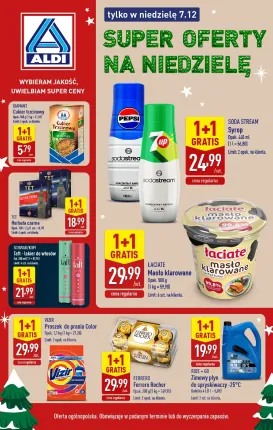 aldi - Gazetka ALDI - Super oferty na niedzielę - ważna od 07.12. do 07.12.
