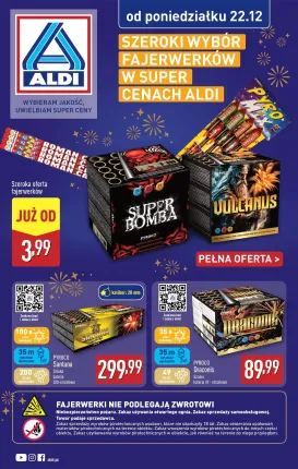 aldi - Gazetka ALDI - Fajerwerki w ALDI - ważna od 22.12. do 31.12.