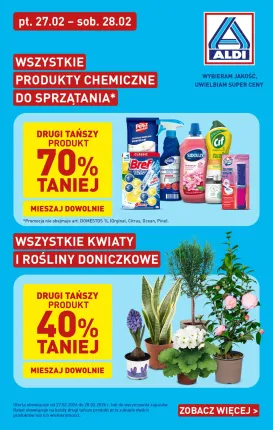 aldi - Gazetka ALDI - Duże obniżki - ważna od 27.02.2026 do 28.02.2026