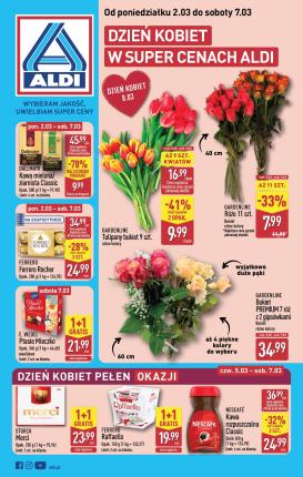 aldi - Gazetka ALDI - Dzień kobiet - ważna od 02.03.2026 do 07.03.2026