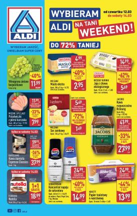 aldi - Gazetka ALDI - Oferta weekendowa - ważna od 12.03.2026 do 14.03.2026