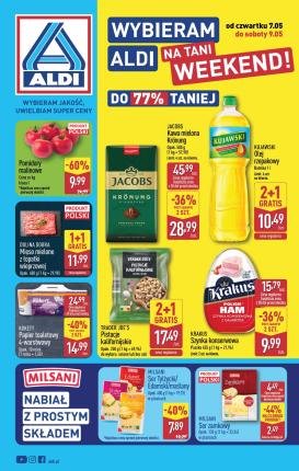 aldi - Aktualna gazetka ALDI - Oferta weekendowa ważna od 07.05.2026 do 09.05.2026