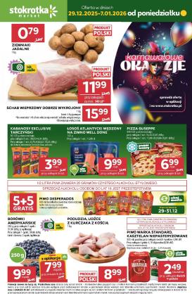 stokrotka - Gazetka Stokrotka - Market - ważna od 29.12. do 07.01.