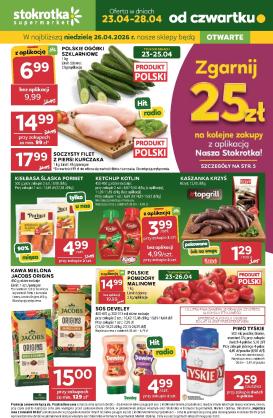 stokrotka - Aktualna gazetka Stokrotka - Supermarket ważna od 23.04.2026 do 28.04.2026