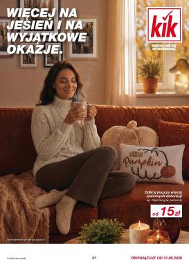 kik - Nowa gazetka KiK ważna od 31.08.2026 do 27.09.2026