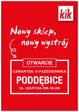 kik - Gazetka Kik - Poddebice - ważna od 09.10. do 09.10.