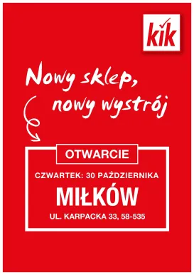 kik - Gazetka Kik - Milków - ważna od 27.10. do 30.10.