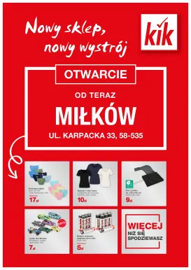 kik - Gazetka Kik - Milków - ważna od 30.10. do 02.11.