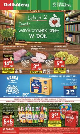 delikatesy-centrum - Nowa gazetka Delikatesy Centrum ważna od 03.09.2026 do 09.09.2026