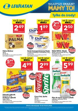 lewiatan - Gazetka Lewiatan - W wielopakach taniej - ważna od 12.03.2026 do 18.03.2026