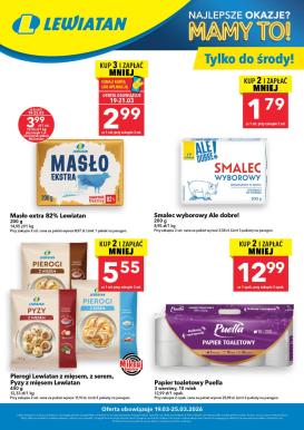 lewiatan - Gazetka Lewiatan - W wielopakach taniej - ważna od 19.03.2026 do 25.03.2026