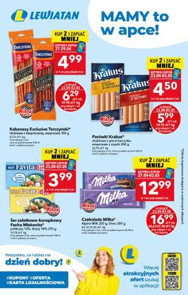 lewiatan - Nowa gazetka Lewiatan - Mamy to w apce ważna od 23.04.2026 do 03.05.2026