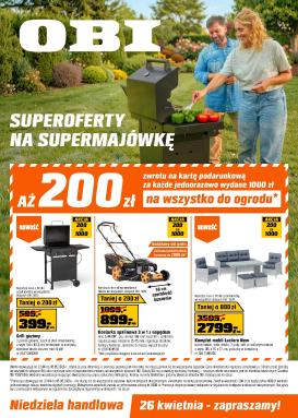 obi - Nowa gazetka OBI ważna od 22.04.2026 do 05.05.2026