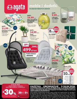 agata-meble - Aktualna gazetka Agata Meble ważna od 08.04.2026 do 26.04.2026