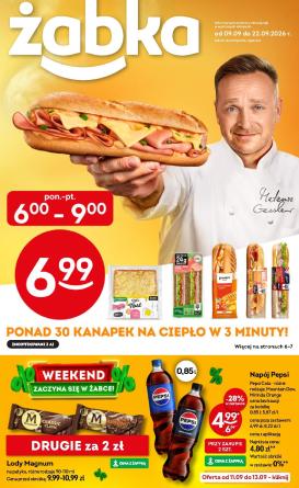 zabka - Aktualna gazetka Żabka ważna od 09.09.2026 do 22.09.2026