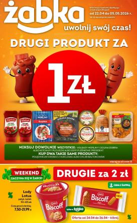 zabka - Aktualna gazetka Żabka ważna od 22.04.2026 do 05.05.2026