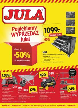 jula - Gazetka Jula - Wyprzedaż - ważna od 12.02.2026 do 25.02.2026