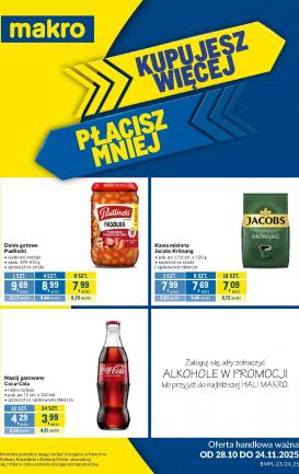 makro - Gazetka Makro - Kupujesz więcej płacisz mniej - ważna od 28.10. do 24.11.