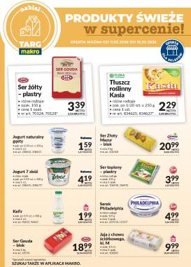 makro - Aktualna gazetka Makro - Produkty świeże w supercenie! ważna od 11.05.2026 do 16.05.2026