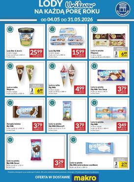 makro - Aktualna gazetka Makro - Lody Unilever ważna od 04.05.2026 do 31.05.2026