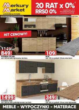 merkury-market - Gazetka Merkury Market - Meble, wypoczynki, materace - ważna od 02.01. do 31.01.