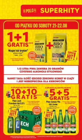 polomarket - Nowa gazetka POLO market - Superhity ważna od 21.08.2026 do 22.08.2026