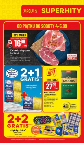 polomarket - Aktualna gazetka POLO market - Super Hity ważna od 04.09.2026 do 05.09.2026