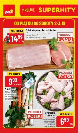 polomarket - Aktualna gazetka POLO market - SuperHity do soboty ważna od 02.10.2026 do 03.10.2026
