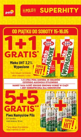 polomarket - Nowa gazetka POLO market - Superhity ważna od 15.05.2026 do 16.05.2026