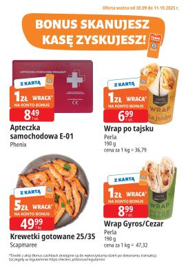 e-leclerc - Gazetka E.Leclerc - Bonus skanujesz kasę zyskujesz - ważna od 30.09. do 11.10.