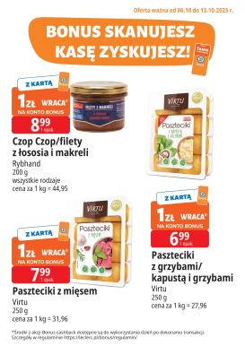 e-leclerc - Gazetka E.Leclerc - Bonus skanujesz kasę zyskujesz - ważna od 06.10. do 13.10.