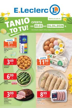e-leclerc - Gazetka E.Leclerc - ważna od 30.03.2026 do 04.04.2026