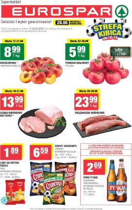 spar - Aktualna gazetka EUROSPAR ważna od 17.06.2026 do 28.06.2026