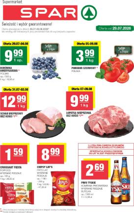 spar - Nowa gazetka SPAR ważna od 29.07.2026 do 09.08.2026
