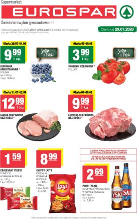 spar - Nowa gazetka EUROSPAR ważna od 29.07.2026 do 04.08.2026