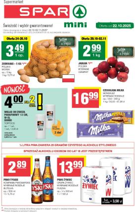 spar - Gazetka SPAR - Mini - ważna od 22.10. do 02.11.