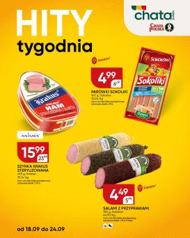 chata-polska - Gazetka Chata Polska - Hity tygodnia - ważna od 18.09. do 24.09.