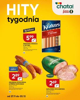 chata-polska - Gazetka Chata Polska - Hity tygodnia - ważna od 27.11. do 03.12.