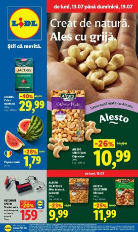 lidl - Lidl pliante pentru săptămâna viitoare de la luni 13.07.2026 până la duminică 19.07.2026
