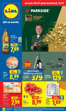 lidl - Brosura Lidl valabilă de la luni 06.07.2026 până la duminică 12.07.2026