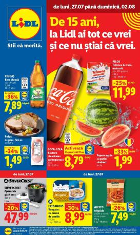lidl - Lidl pliante pentru săptămâna viitoare de la luni 27.07.2026 până la duminică 02.08.2026