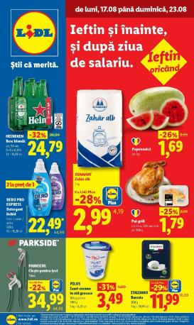 lidl - Lidl pliante pentru săptămâna viitoare de la luni 17.08.2026 până la duminică 23.08.2026