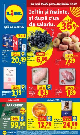 lidl - Brosura Lidl valabilă de la luni 07.09.2026 până la duminică 13.09.2026