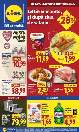 lidl - Lidl pliante pentru săptămâna viitoare de la luni 12.10.2026 până la duminică 18.10.2026